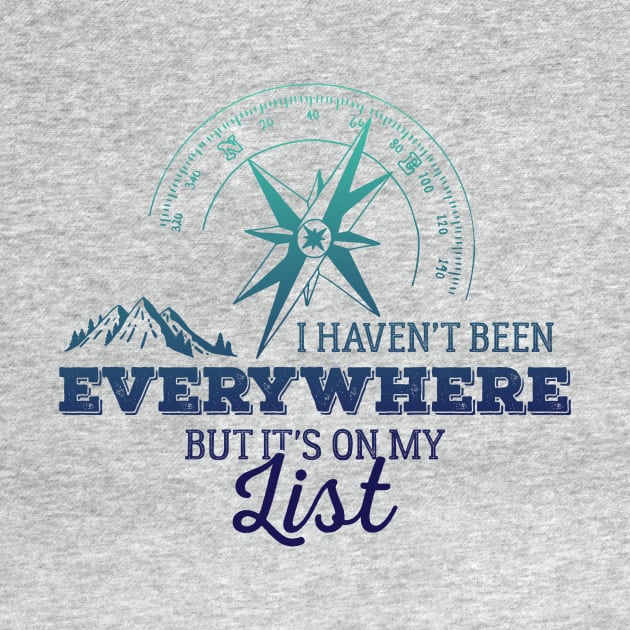 Travel adventure - wanderlust mountain shirt by OutfittersAve